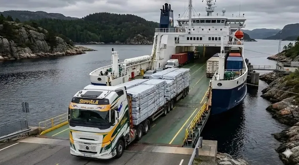 Ulkomaan liikenne laivalla